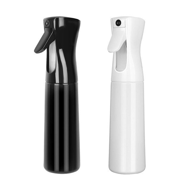 black continuous spray bottles