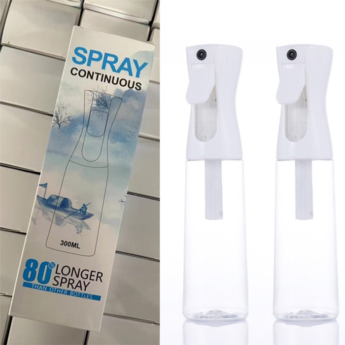 empty cleaning spray bottles