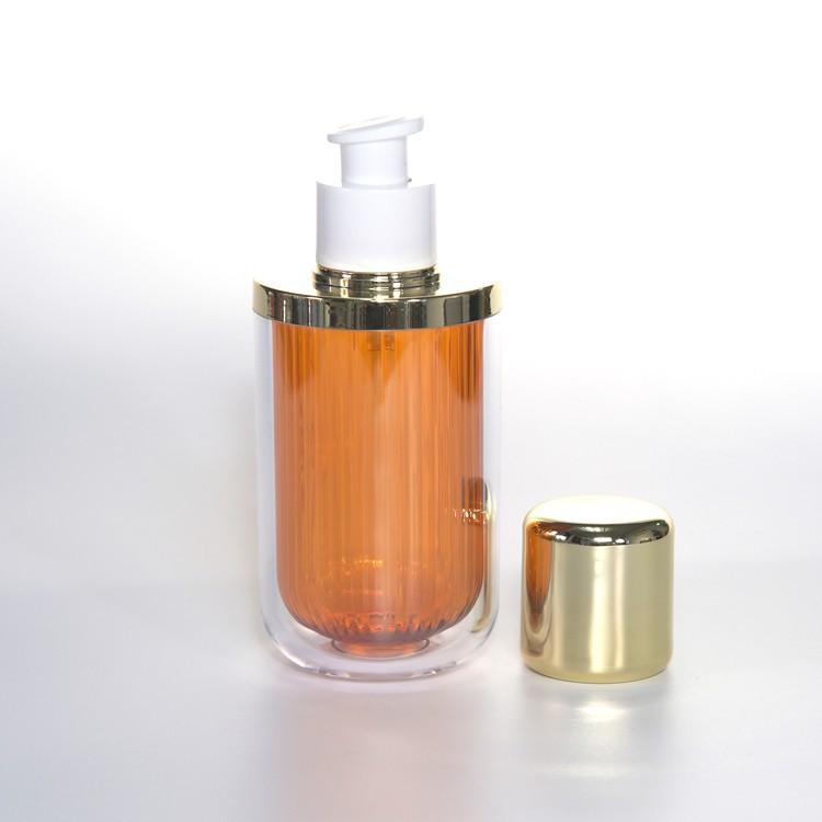 empty skincare bottles